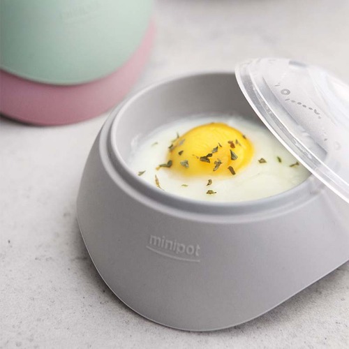 국내산 실리콘 전자레인지 에그메이커 계란 반숙기  (색상 랜덤발송)